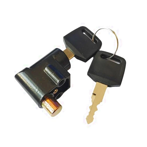 Generic Ebike Battery Lock, Electric Bike Battery Box Safety Lock, Portable Outdoor Cycling Electrombile Multiuse Anti-Theft Safety Cylinder with 2 Keys