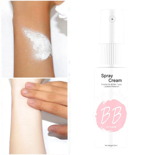 Ofanyia Concealer Makeup Spray BB Cream Oil Control Waterproof Long Lasting Full Cover Eye Bags Dark Circles Pores Pimple Acne Mark Matte Foundation Makeup BB cream spray
