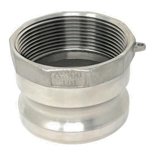 Gloxco Type A Cam and Groove Fitting,Stainless Steel 316, 3