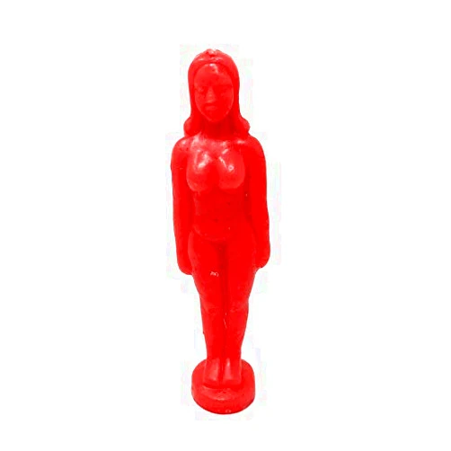 Natural Farms Red – Female Shape - Spellcasting Candle – Wicca - Hoodoo