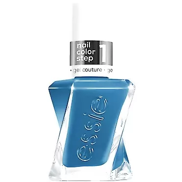 Essie gel couture, Long-Lasting Nail Polish, 8-free Vegan, Fashion Freedom, Blue, Cut Loose, 0.46 fl oz