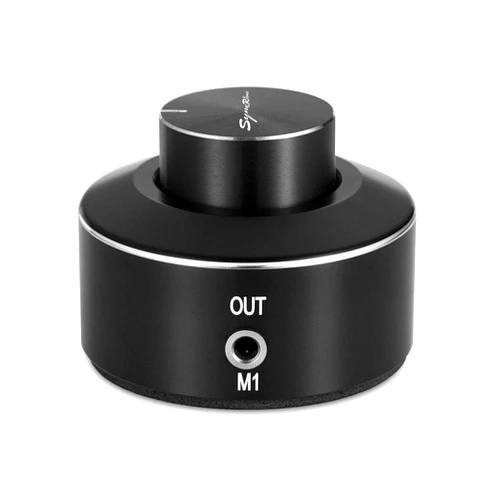 SynoRiver Mini Active Volume Control Knob Volume Controller 3.5mm Audio Adjuster PC Speaker Amplifier Switcher
