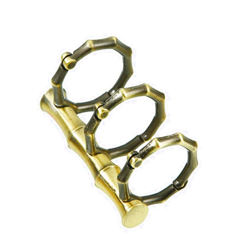NIHUIFA 3 Metal Loose Leaf Binders Book Rings Snap Split Hinged with 20 Mm Inner Diameter for Travel Diary Photo Album 3 Metal Loose Leaf Binders Book Rings Snap Split Hinged Photo Album