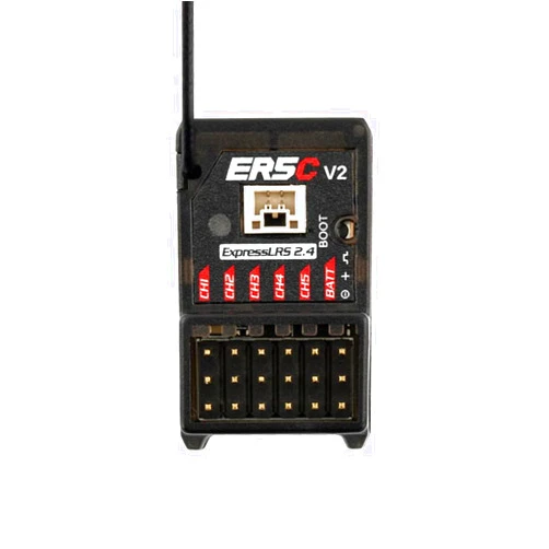 Helidirect RadioMaster ER5C-V2 ExpressLRS PWM Receiver - RadioMaster RC Receivers V2.0 2.4GHz ELRS 5 PWM Channels, Built-in a TCXO (HELIDIRECT)