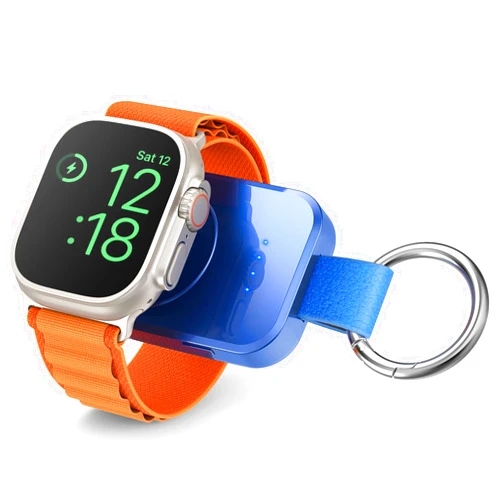 i.VALUX for Apple Watch Charger Portable Magnetic i Watch Charger, Keychain Travel Accessories Smart Wireless Charging Battery Pack Power Bank for Apple Watch Series 11/10/9/8/7/6/5/4/3/2/1/SE/Ultra