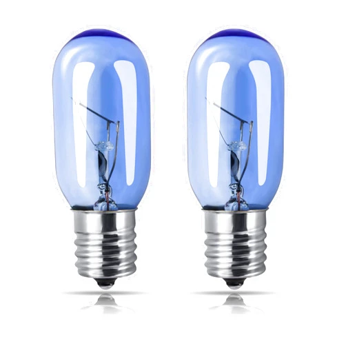 PWEOW Refrigerator Light Bulb 297048600 241552802, 40W, T8, for Frigidaire, Kenmore, Whirlpool, KitchenAid, Electrolux, AP3770086 AH976993 EA976993 Refrigerators Bulbs - 2 Pack