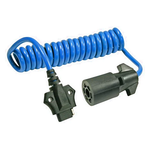 Reese Towpower 74686 Coiled 7-Way Blade to 4-Flat Adapter