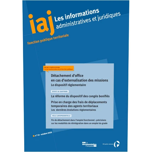 Centre Interdépartemental de gestion de la petite couronne de la région Ile de France (CIGPC) Détachement d'office en cas d'externalisation des missions : Le dispositif réglementaire: La réforme du dispositif des congés bonifiés