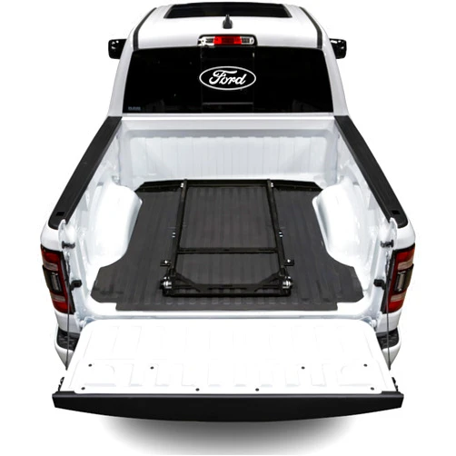 Bedslide No-Drill Truck Bed Brackets, for Truck Bed Organizer, Fits Ford Ranger, Years 2019-2023, 5’ or 6' Truck Bed, Black