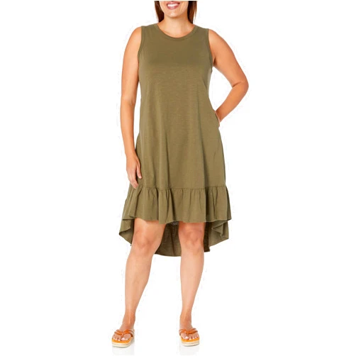 Zim and Zoe Women's Plus Size Dress Evie Ruff PLN