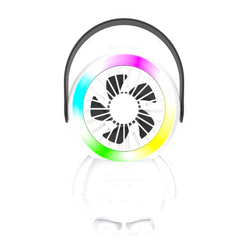 TCDSTAR new colorful slideshow space and aerospace fans portable three speed household outdoor charging USB fans