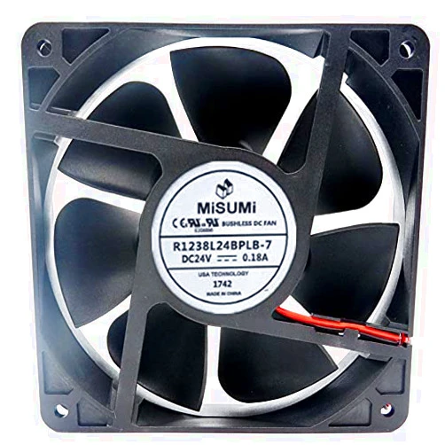 ELOMILE R1238L24BPLB-7 MiSUMi 24V 120mm Fan 24V 0.18A 12038 Cooling Fan