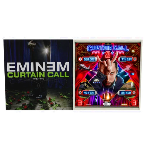 Bruno Mars Format: Audio CD Curtain Call The Hits - Best Of Vol. 1 and Vol. 2 - Eminem Greatest Hits Album Bundling