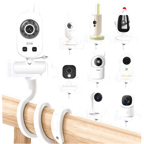Lyeiaa Universal Mount for Baby Monitor, Mounting Bracket for Boifun, Mobile Phone Clip