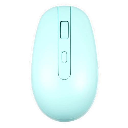 Rii Wireless Mouse RM700 2.4G Silent Mouse,Computer Mouse with USB Nano Receiver for Laptop,PC,Mac,Chromebook,Windows (Light cyan)