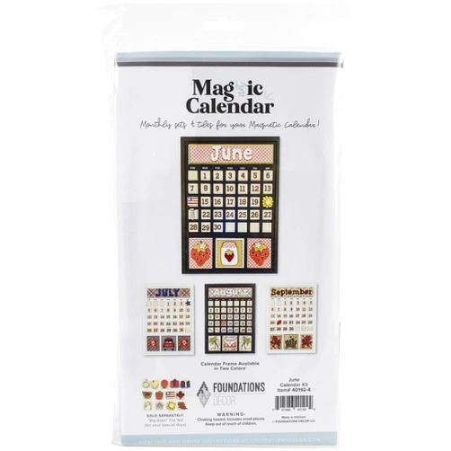 FOUNDATIONS DECOR LLC June Magnetic Calendar
