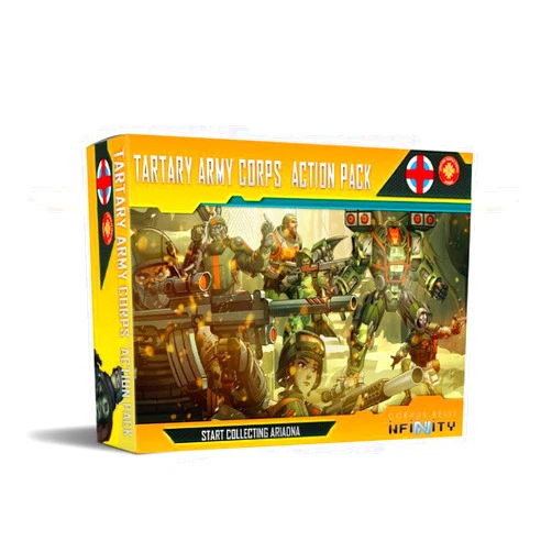 Corvus Belli Infinity: Ariadna Action Pack - Unpainted Miniature by Corvus Belli – Compatible with Infinity and Other Tabletop RPG TTRPG