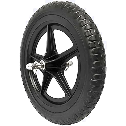 EIRONA 12 Inch Balance Bike Replacement Wheel, EVA Foam Balance Bike Wheel Compatible with Strider, Black