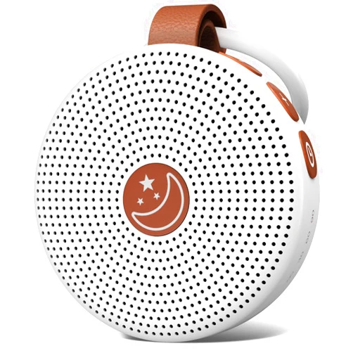 BodyHush Mini Baby Sound Machine White Noise Machine with 30 Soothing Sounds for Kids Adults Auto-Off Timer 32 Volume Levels Rechargeable Portable Brown Noise Sleep Machine for Home Office Privacy and Travel