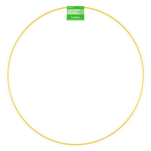FloraCraft Wire Wreath Ring 14 Inch Gold