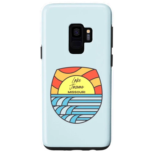Lake Jacomo Missouri MO Vacation Shop Galaxy S9 Lake Jacomo Missouri MO Sunset Vacation Souvenir Case