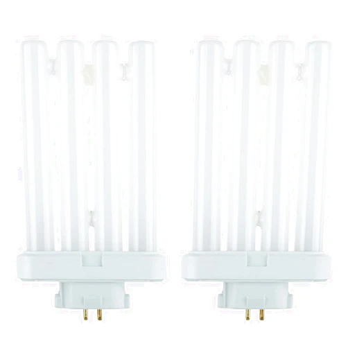 Sunlite FML27/65K/2PK Quad Tube Plug-in Compact Fluorescent Lamp, FML 4-Pin, 27 Watts, 1500 Lumens, 6500K Daylight, 4-Pin (GX10q4) Base, 120 Volts, 2 Pack