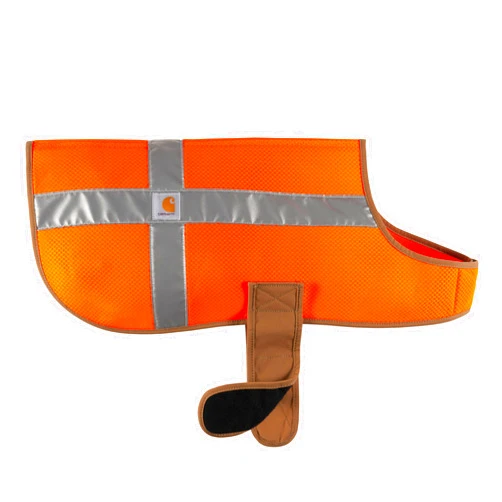 Carhartt Mesh Safety Dog Vest, Hi-Visibility Lightweight Dog Vest