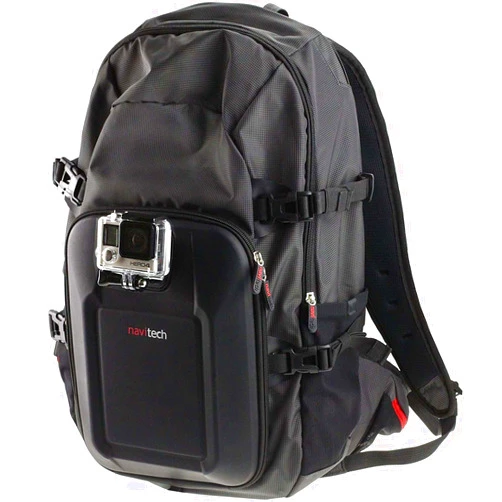 Navitech Action Camera Backpack with Integrated Chest Strap Compatible with The HAMSWAN 4K Sports Action Camera