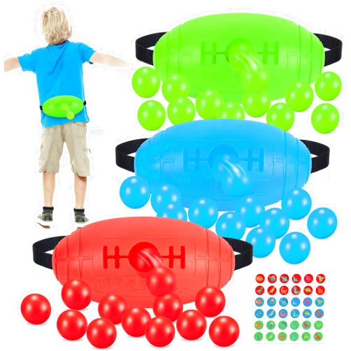 Duckura Outdoor Games Toy for Kids Adults, Birthday Party Games, 3 Pack Shaking Swing Balls Game with 36 Balls, Fun Indoor Outside Family Carnival Yard Camping Beach Sport Games for 5-12+ Year Teens