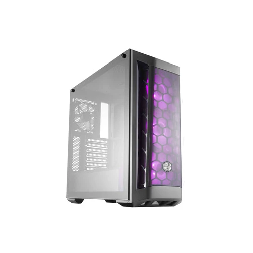 Cooler Master MasterBox MB511 ARGB ATX Mid-Tower with Three 120mm ARGB Fans, Fine Mesh Front Panel, Mesh Side Intakes, Tempered Glass & ARGB Lighting System