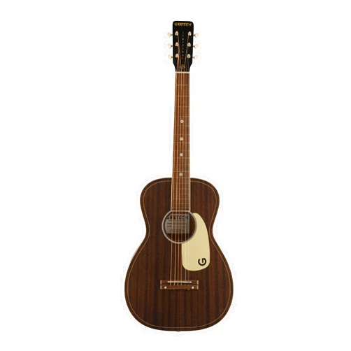 Gretsch G9500 Jim Dandy 24-Inch Scale Flat Top Non-Cutaway Sapele Body 6-String Acoustic Guitar with Black Walnut Fingerboard (Right-Handed, Frontier Stain)