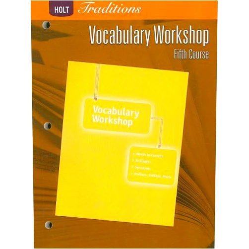 By Inc. Holt, Rinehart and Winston (Author) Holt Traditions Warriner's Handbook: Vocabulary Workshop Workbook Grade 11 Fifth Course [Paperback] [2008] (Author) RINEHART AND WINSTON HOLT