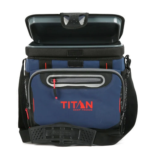 Titan by Arctic Zone Titan Deep Freeze Cooler Zipperless Hardbody Cooler - Deep Freeze Insulation, HardBody Liner, and SmartShelf