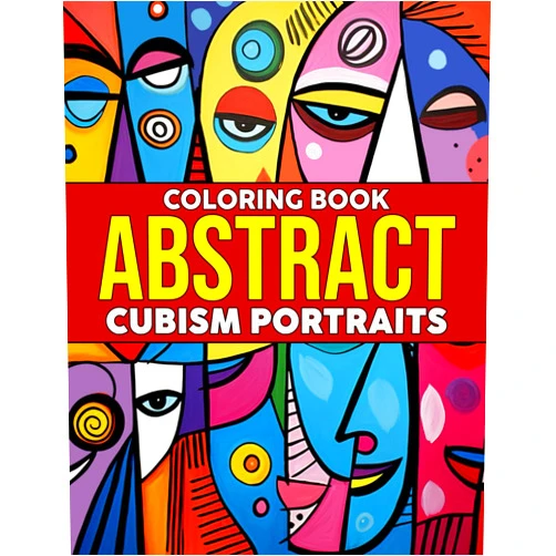 By Carla Weaver (Author) Abstract Cubism Portraits Coloring Book: Discover Modern Art Coloring Pages Featuring Unique Cubist Designs for Adults and Teens Stress Relief and Fun