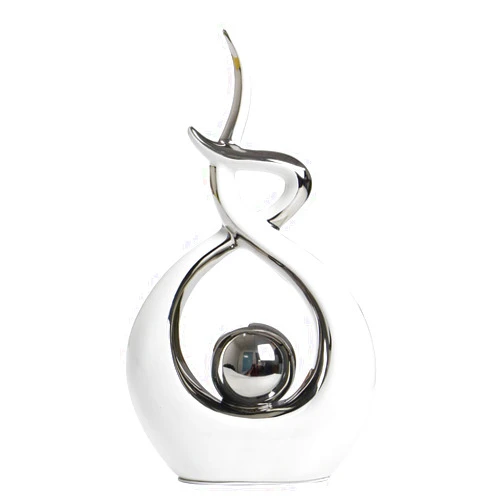 Norrclp Home Decor Modern Abstract Art Ceramic Statue Table Decorations for Dining Room Living Room Office Centerpiece