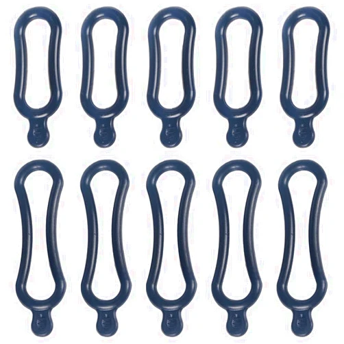 SWENSENLin 10 Pcs Bicycle Silicone Band Bike Mount Silicone Strap for Flashlights Cell Phones Speaker Lights Holder Bicycle Handlebar
