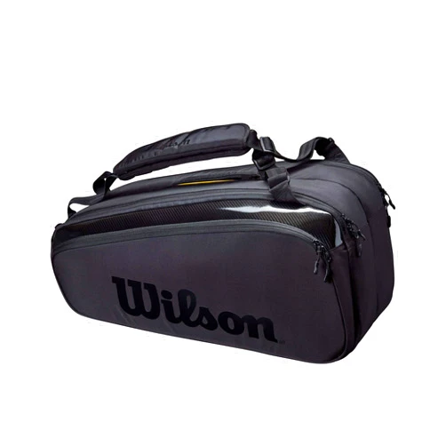 Wilson Adult Tennis Bag Black Super Tour Pro Staff Backpack