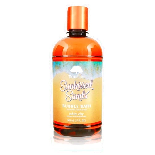 Tree Hut Shea moisturizing Bubble Bath Sunkissed Sands, 17oz, Ultra Hydrating Bubble Bath for Nourishing Essential Body Care (Pack of 3)