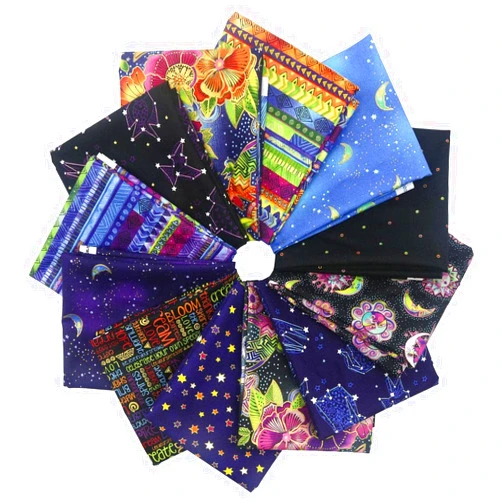 Hancock's of Paducah Clothworks Fabrics Laurel Burch Celestial Magic 12 Fat Quarters