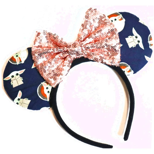 CLGIFT Ears, Black Mouse Ears, Darth Vader, Mickey Ears (The Child)