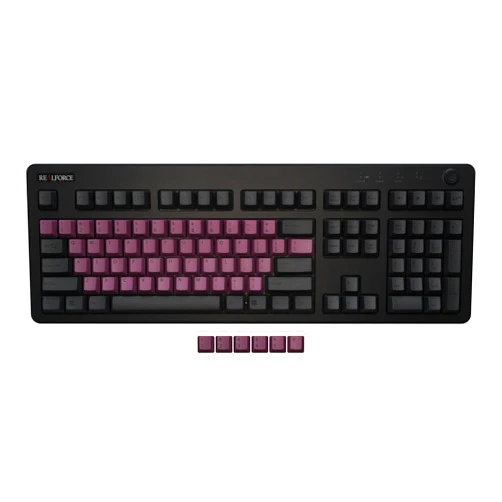 Realforce Topre R3 Dye Sub PBT Keycap Set (Dark Mauve Alpha)