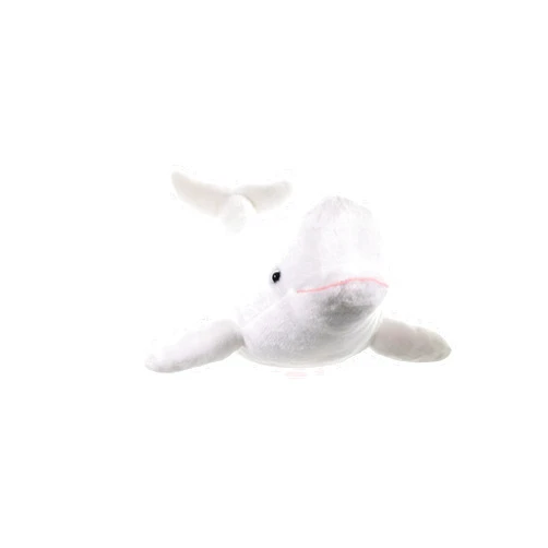 Wild Republic Beluga Whale Plush, Stuffed Animal, Plush Toy, Gifts for Kids, Cuddlekins, 21 inches , White