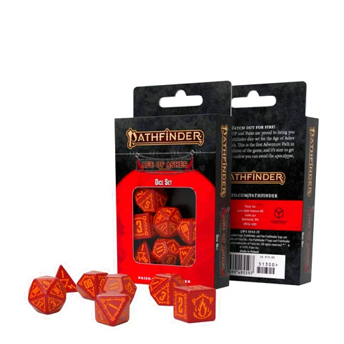Q Workshop Q-Workshop Pathfinder Age of Ashes Dice Set