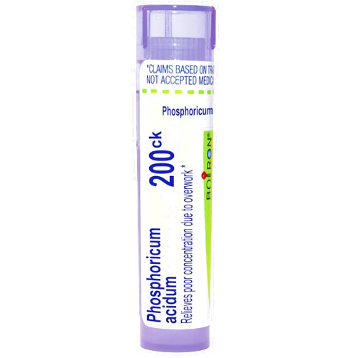 Boiron Phosphoricum Acidum 200Ck Homeopathic Medicine for Concentration - 80 Pellets