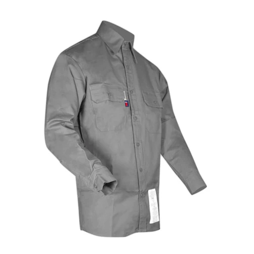 Magid Glove & Safety MAGID Flame Resistant Shirts, Flame Resistant Cotton Blend, 1 Pairs, Size Large, SBG70DH
