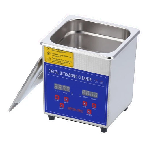 Walfront LED Digital Ultrasonic Cleaner Cleaning Machine with Heating Timing for Jewelry Metal Dishware Circuit Board MH-009S 1.3L 40kHz((US Plug AC110V))