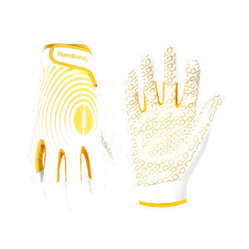 HANDLANDY Youth Football Gloves, Kids Sticky Receiver Gloves,Super Grip Football Glove Best Gift for Boys,Girls