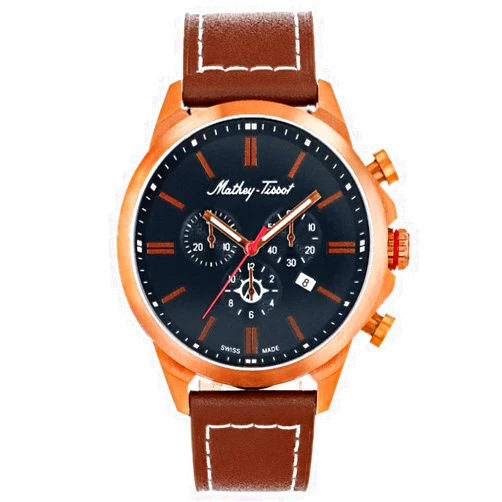 Mathey-Tissot Men’s Watch – Swiss Quartz Movement, Multi-Function Dial, Precision Timekeeping, Durable Construction, Everyday Style, Casual and Functional Timepiece for Men