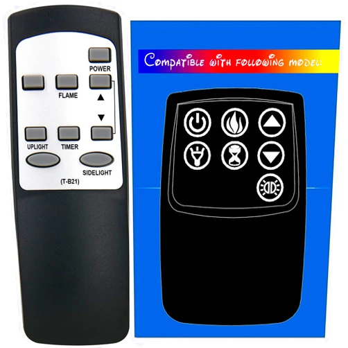 RCECAOSHAN Replacement for Twin Star ChimneyFree ClassicFlame Dura Flame Fireplace Stove Heater Infrared Remote Control 42HF310CGT P158 42HF200CGT-CF 42HF201CGT-CA3A 42HF201CGT 42HF310CGT-A36 (T-B21)