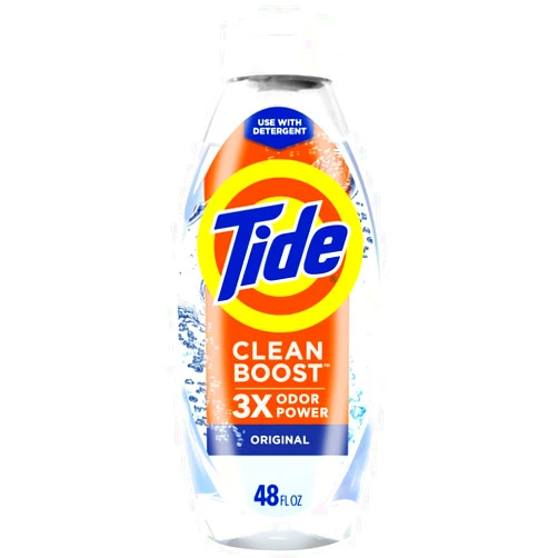 Tide Deep Cleansing Fabric Rinse with 3X Odor Power, Original Scent, 48 oz